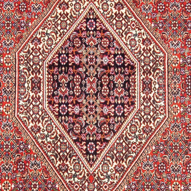 Persisk tæppe - Bijar - 182 x 112 cm - lysrød