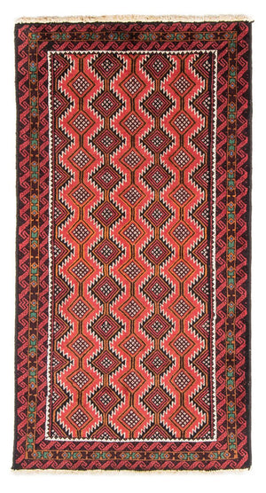 Løber Baluch-tæppe - 188 x 98 cm - rød
