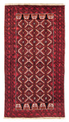 Baluch-tæppe 101x191cm - Persisk tæppe - Løber / Rød / 101 x 191 cm Løber