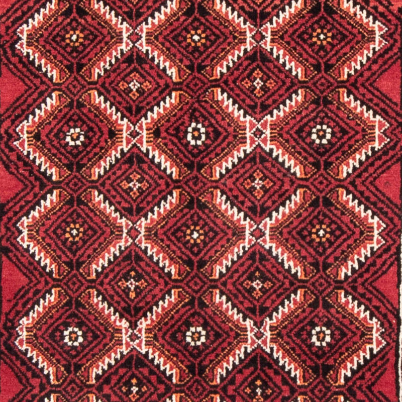 Løber Baluch-tæppe - 191 x 101 cm - rød