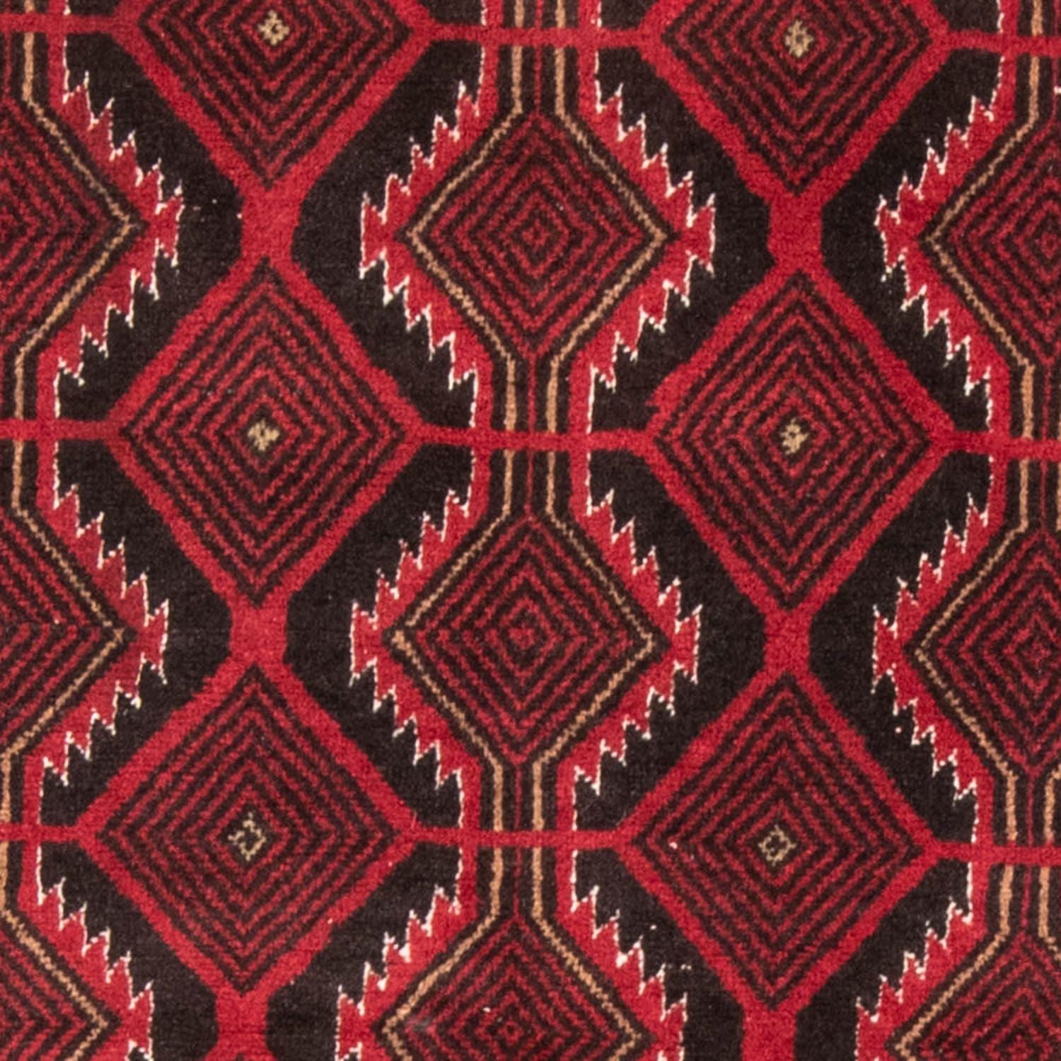 Løber Baluch-tæppe - 184 x 103 cm - rød