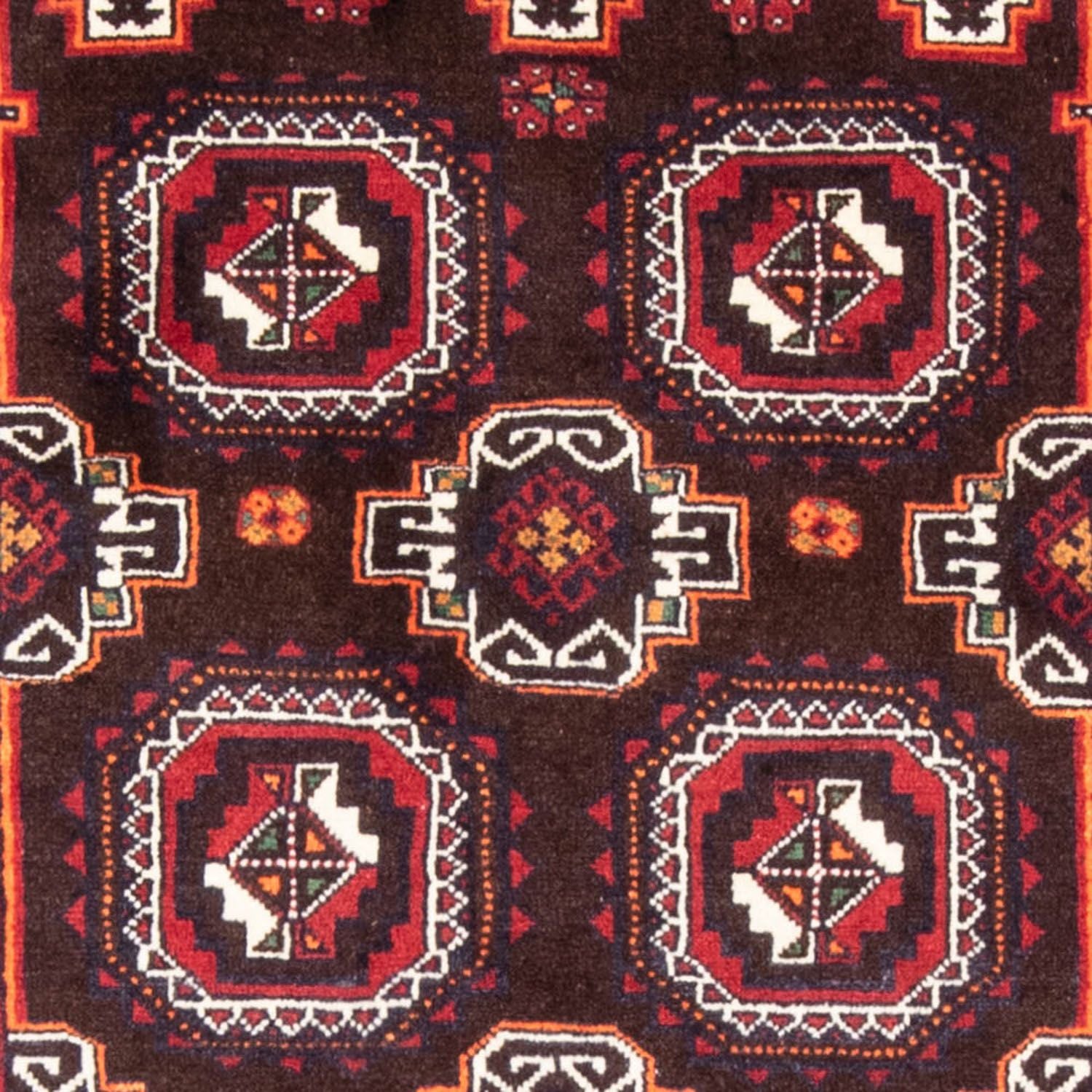 Løber Baluch-tæppe - 192 x 101 cm - rød