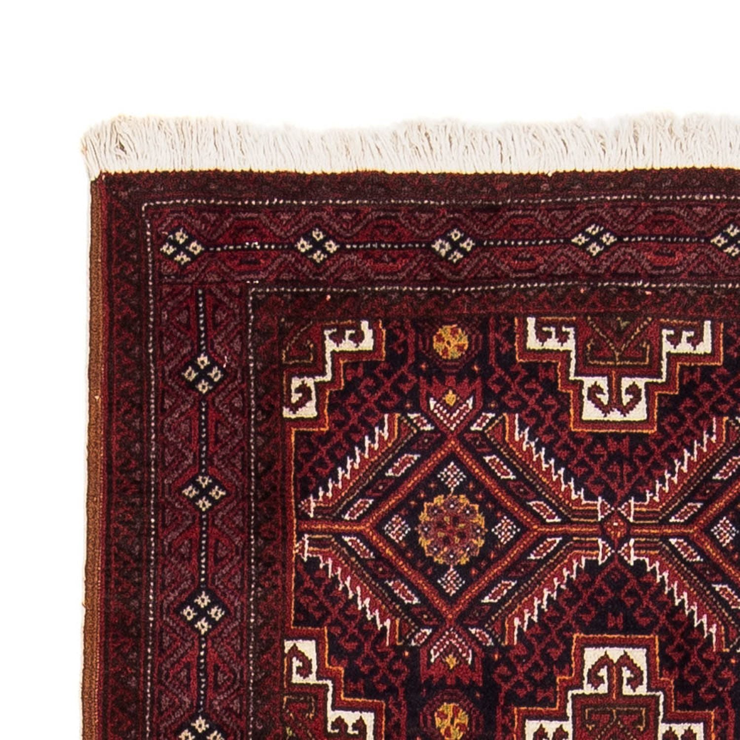 Baluch-tæppe - 152 x 81 cm - mørkerød
