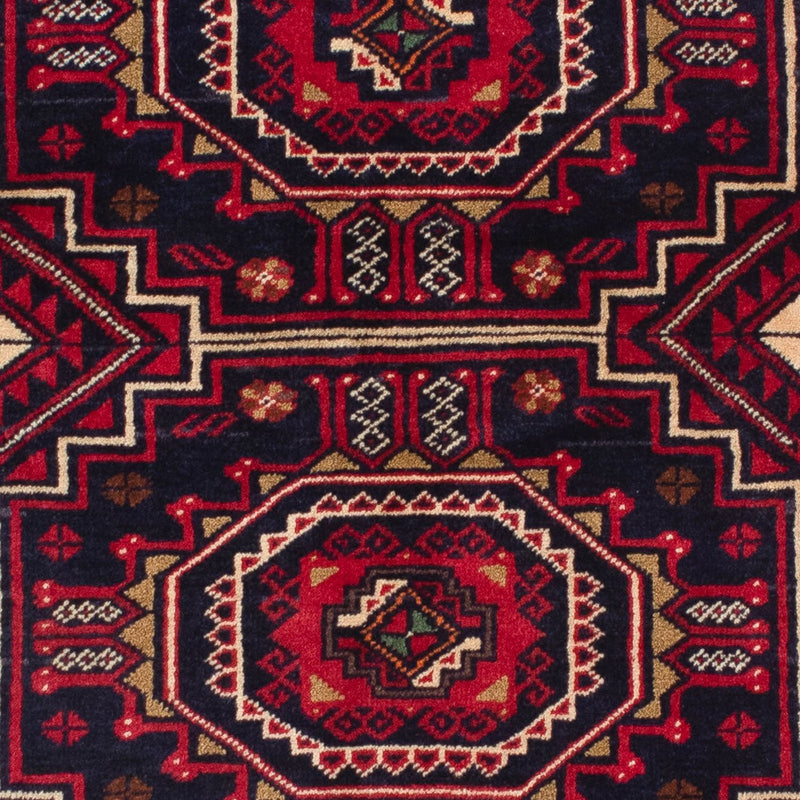 Baluch-tæppe - 146 x 84 cm - mørkerød
