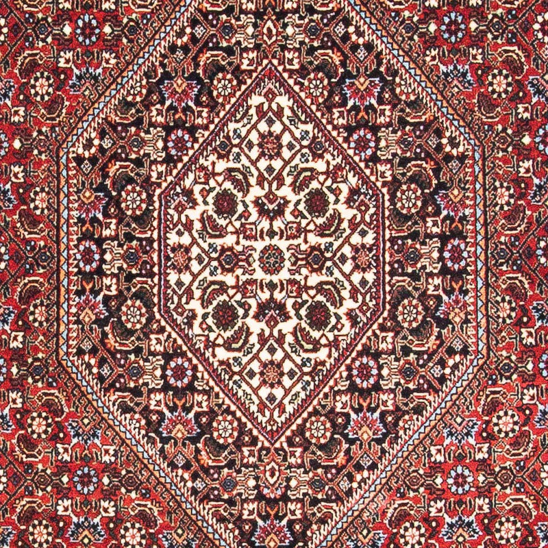 Løber Persisk tæppe - Bijar - 180 x 107 cm - mørkerød