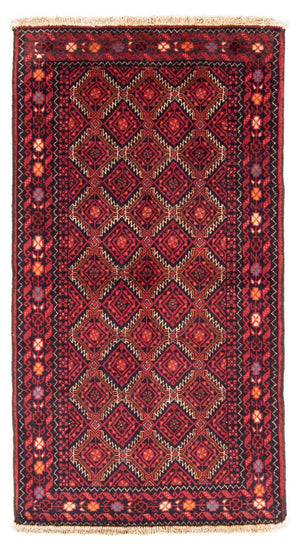 Løber Baluch-tæppe - 175 x 95 cm - rød
