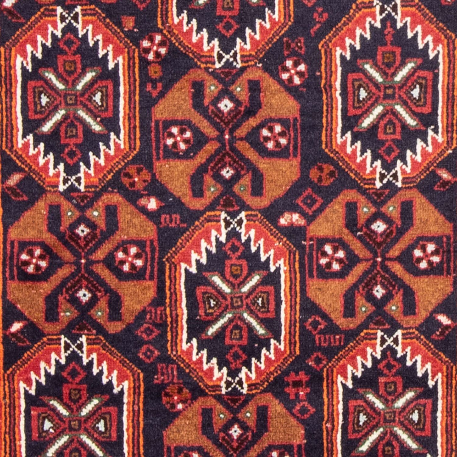 Løber Baluch-tæppe - 202 x 100 cm - rød