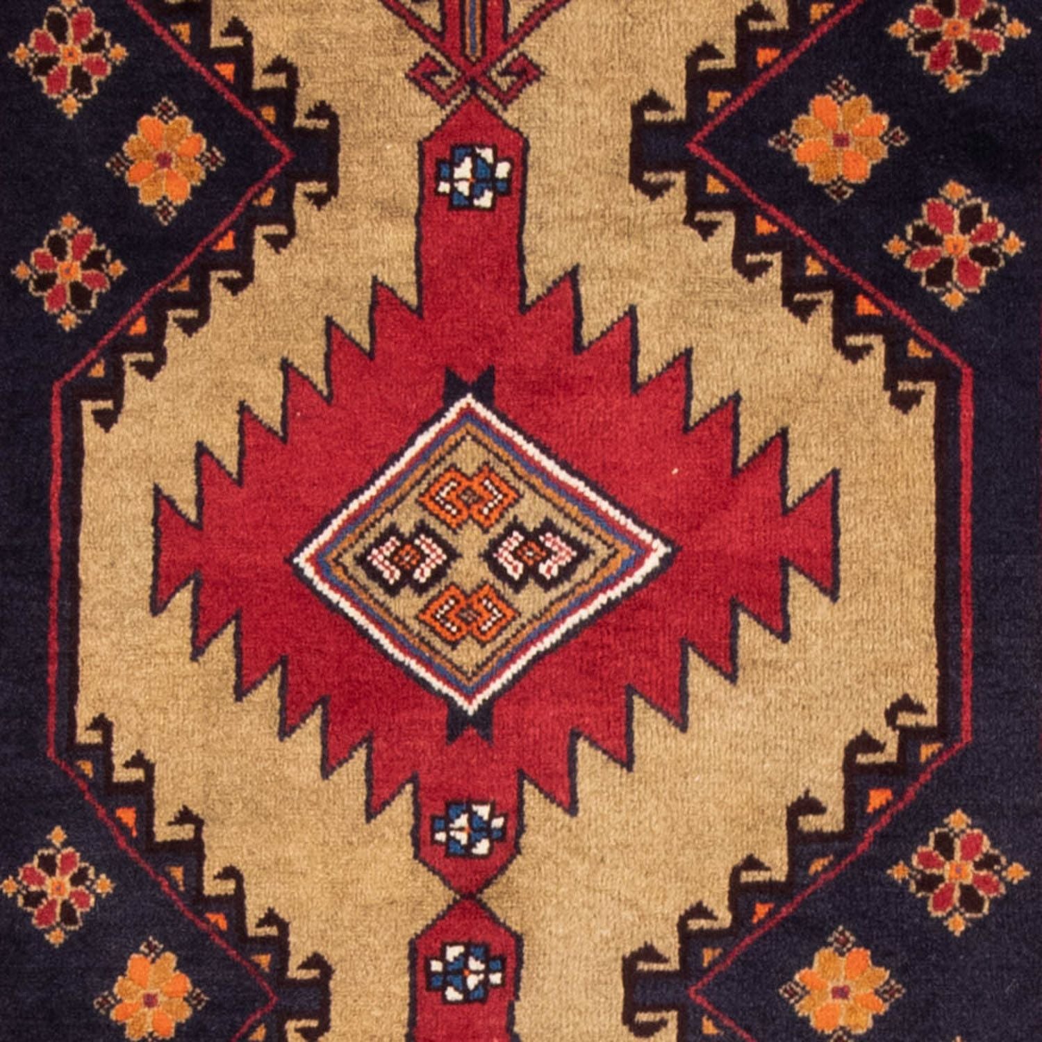 Løber Baluch-tæppe - 215 x 111 cm - beige