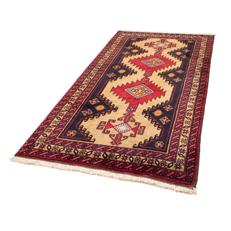 Løber Baluch-tæppe - 215 x 111 cm - beige