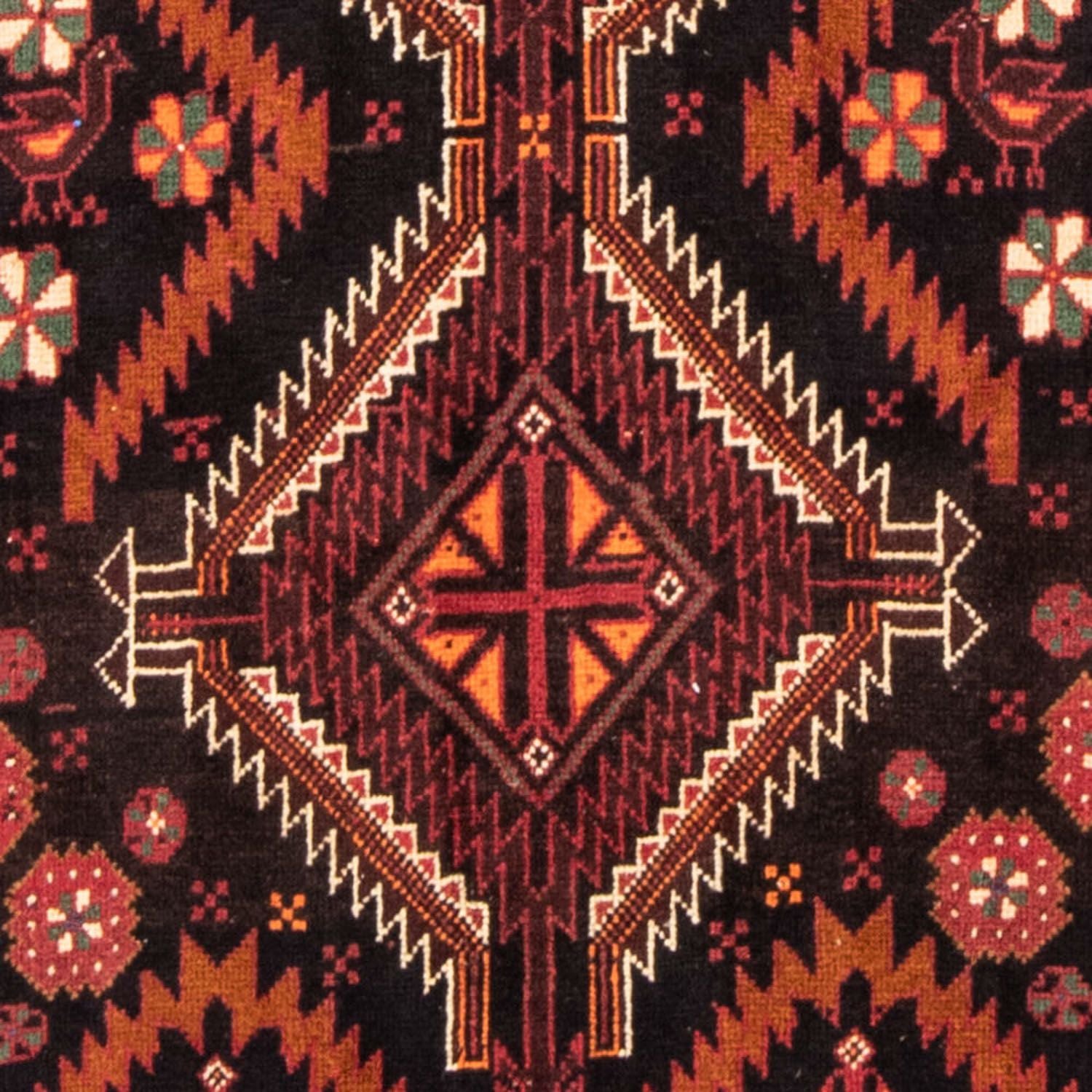 Løber Baluch-tæppe - 196 x 106 cm - rød