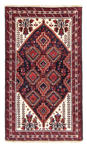 Løber Baluch-tæppe - 185 x 103 cm - mørkeblå