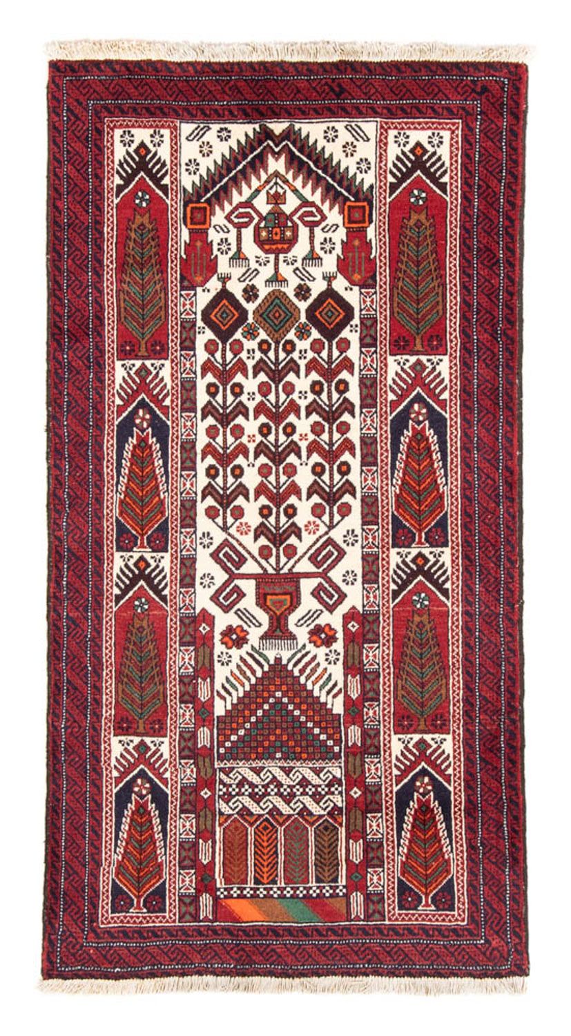 Løber Baluch-tæppe - 187 x 100 cm - beige