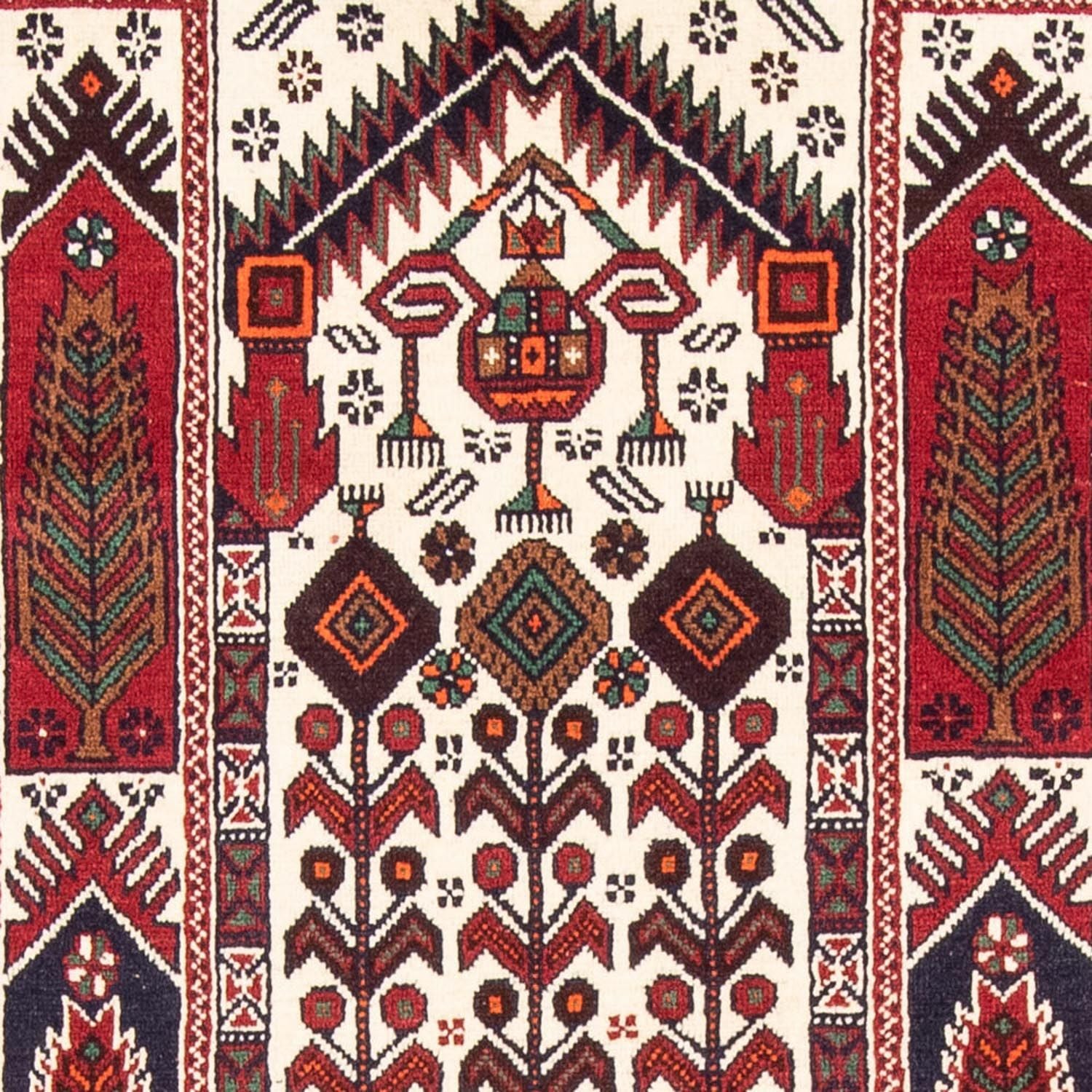 Løber Baluch-tæppe - 187 x 100 cm - beige