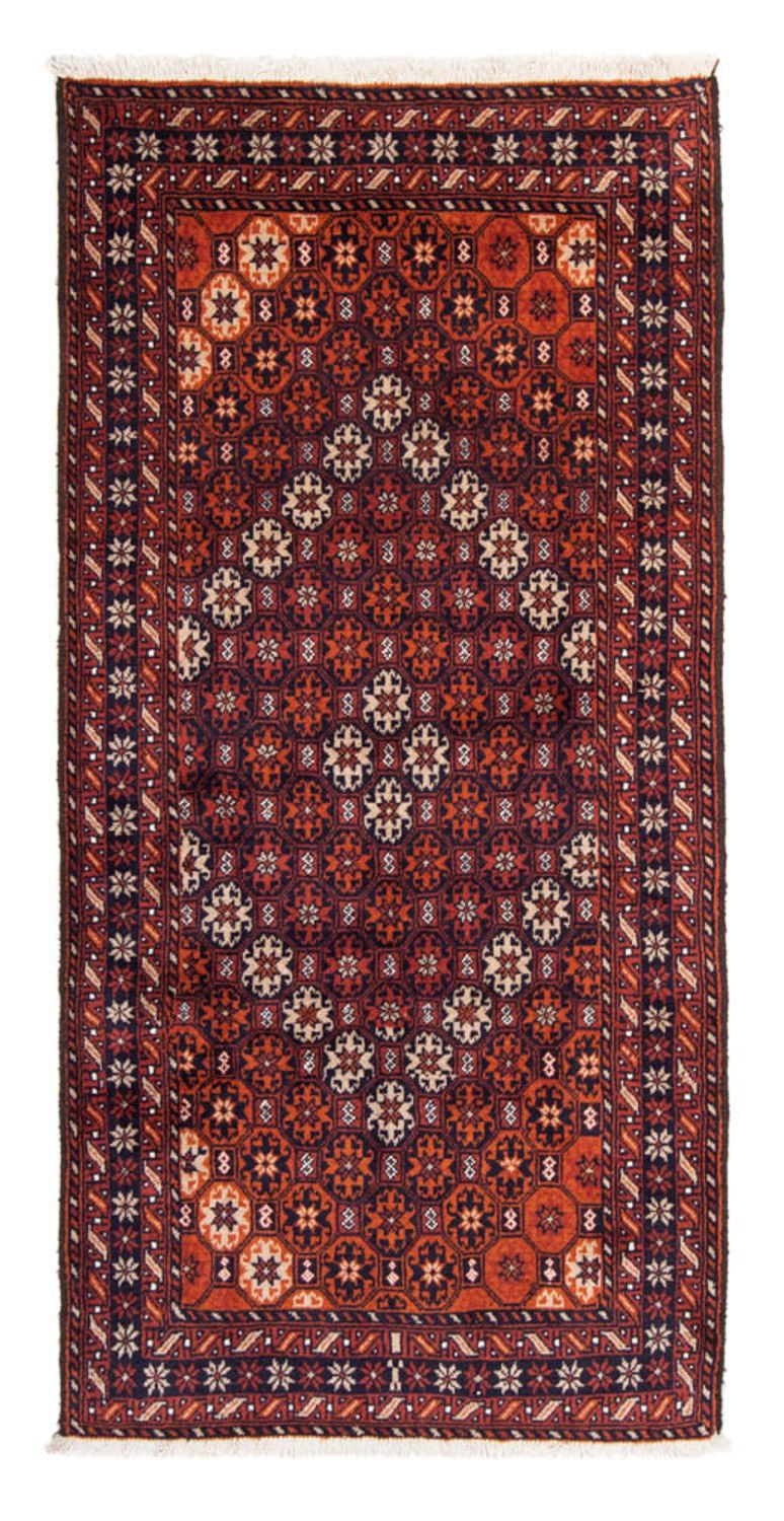 Løber Baluch-tæppe - 217 x 110 cm - rust