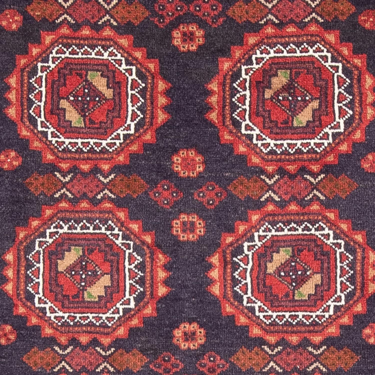 Løber Baluch-tæppe - 186 x 95 cm - mørkeblå