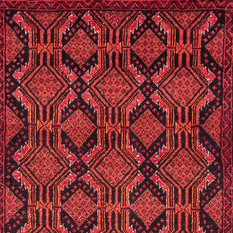Løber Baluch-tæppe - 195 x 104 cm - rød