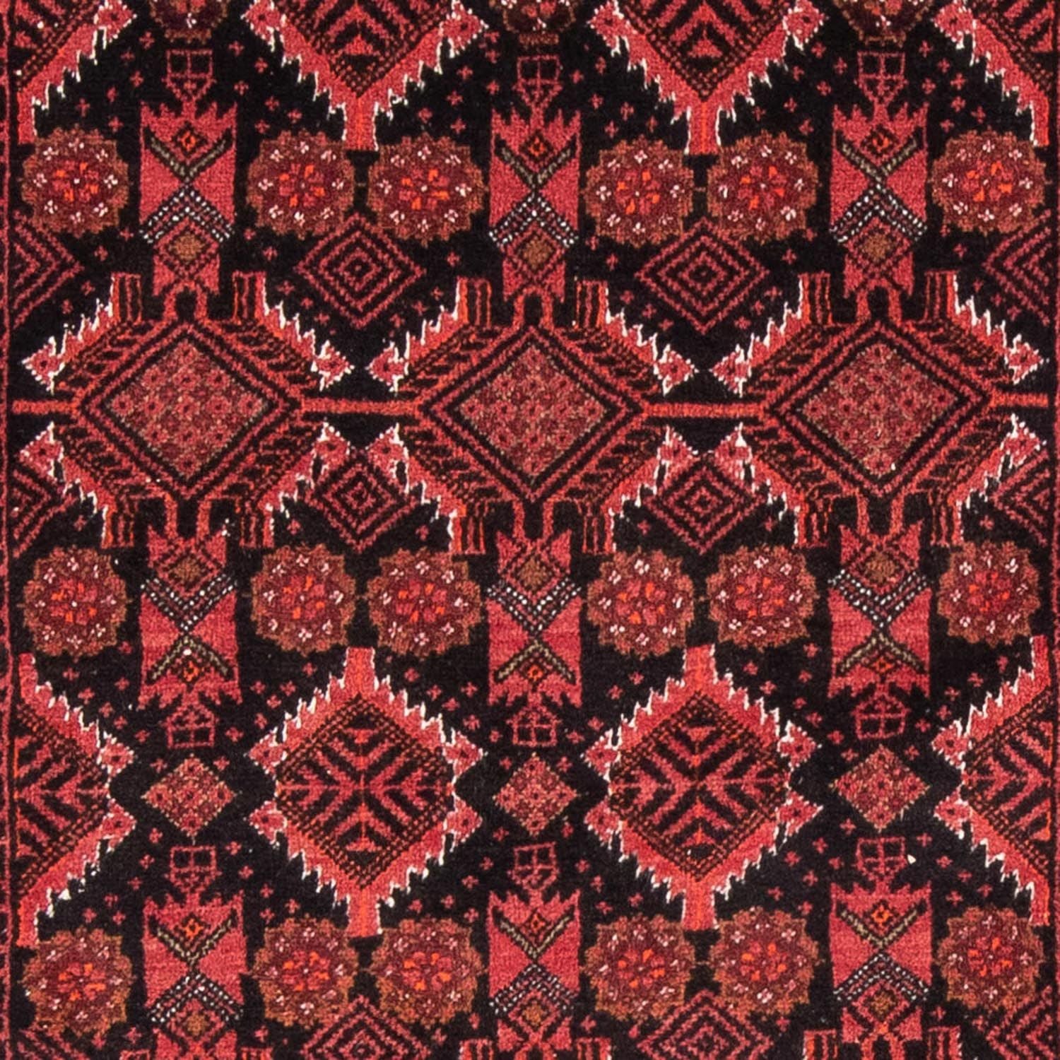 Løber Baluch-tæppe - 187 x 99 cm - rød