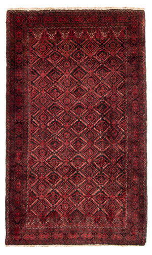 Løber Baluch-tæppe - 230 x 125 cm - rød