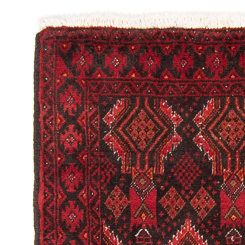 Løber Baluch-tæppe - 195 x 102 cm - rød