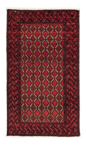 Løber Baluch-tæppe - 186 x 104 cm - rød