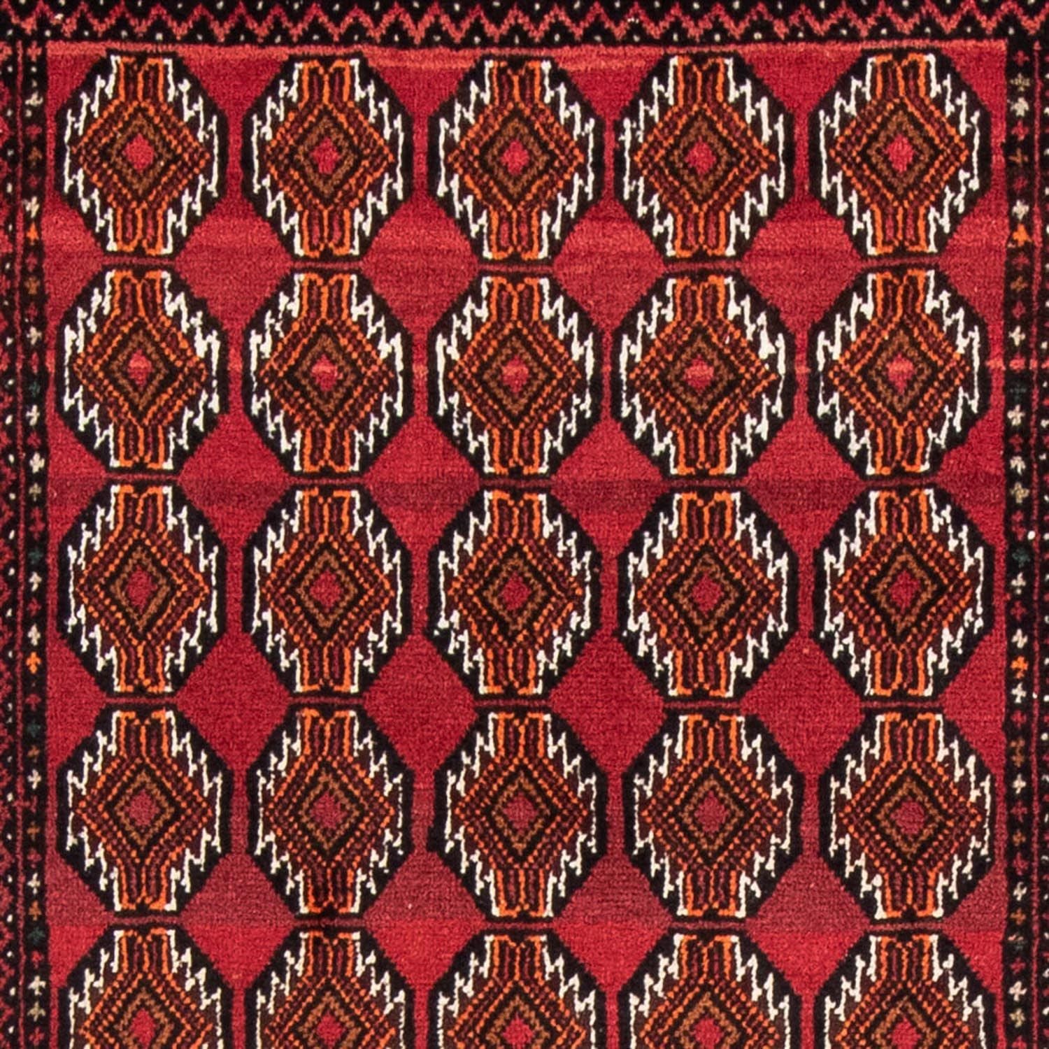 Løber Baluch-tæppe - 186 x 104 cm - rød