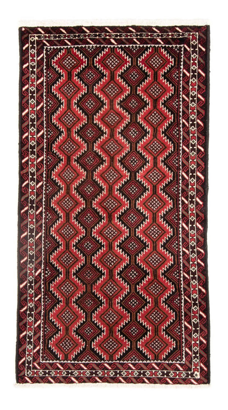 Løber Baluch-tæppe - 199 x 107 cm - rød