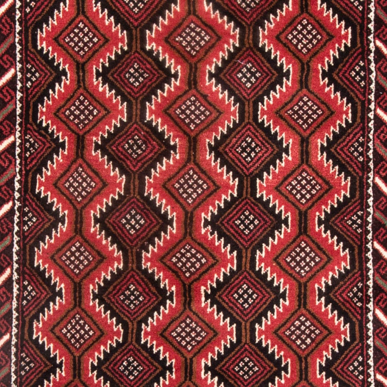 Løber Baluch-tæppe - 199 x 107 cm - rød