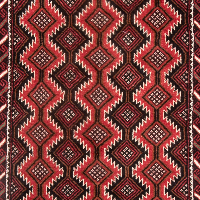 Løber Baluch-tæppe - 199 x 107 cm - rød