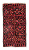 Baluch-tæppe 104x189cm - Persisk tæppe - Løber / Rød / 104 x 189 cm Løber