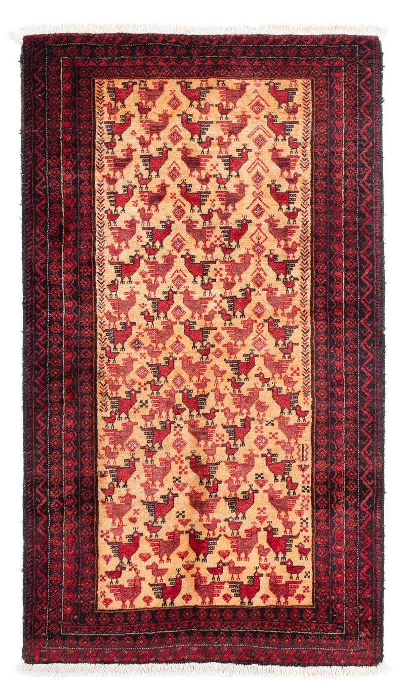 Baluch-tæppe - 167 x 94 cm - beige