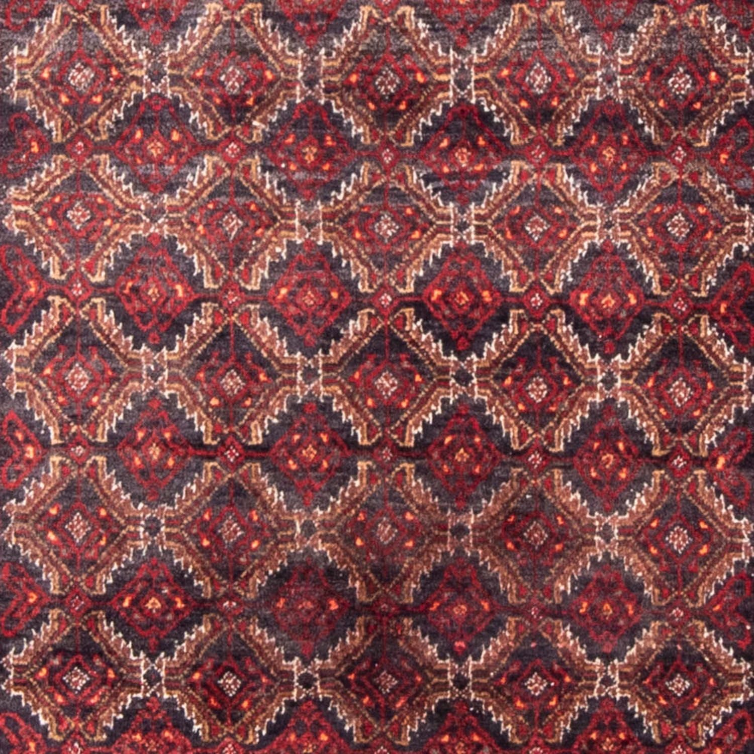 Løber Baluch-tæppe - 206 x 107 cm - rød