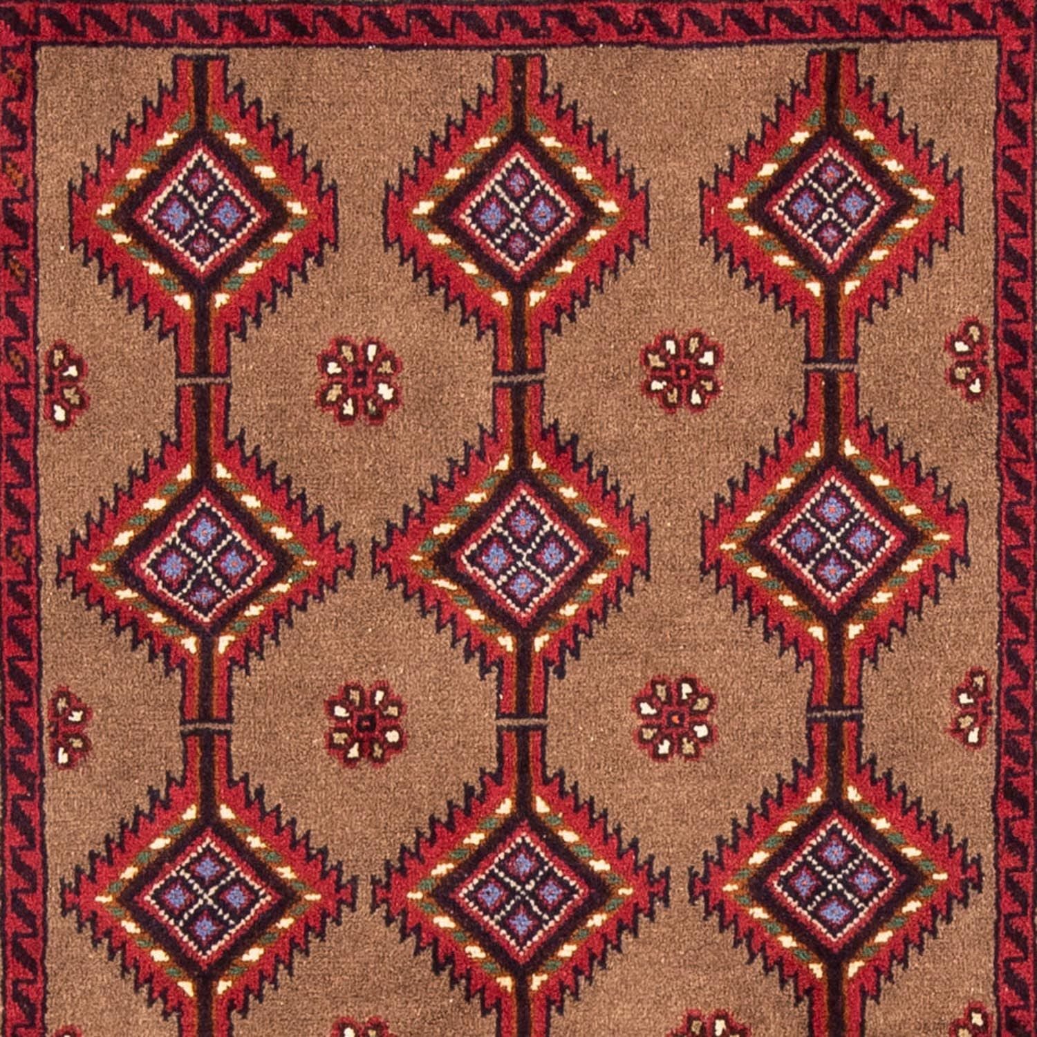 Løber Baluch-tæppe - 179 x 101 cm - rød