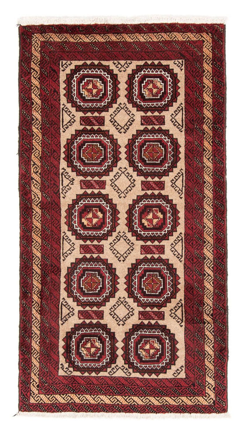 Løber Baluch-tæppe - 195 x 104 cm - beige
