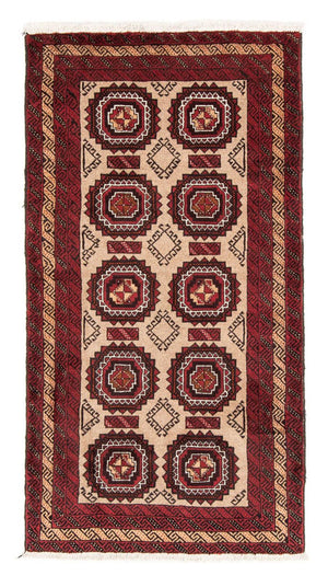 Løber Baluch-tæppe - 195 x 104 cm - beige
