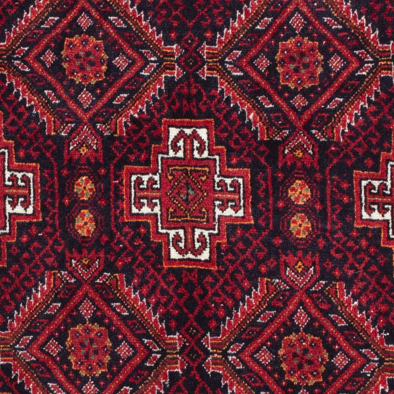Baluch-tæppe - 164 x 87 cm - mørkerød
