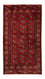 Løber Baluch-tæppe - 197 x 108 cm - mørkerød