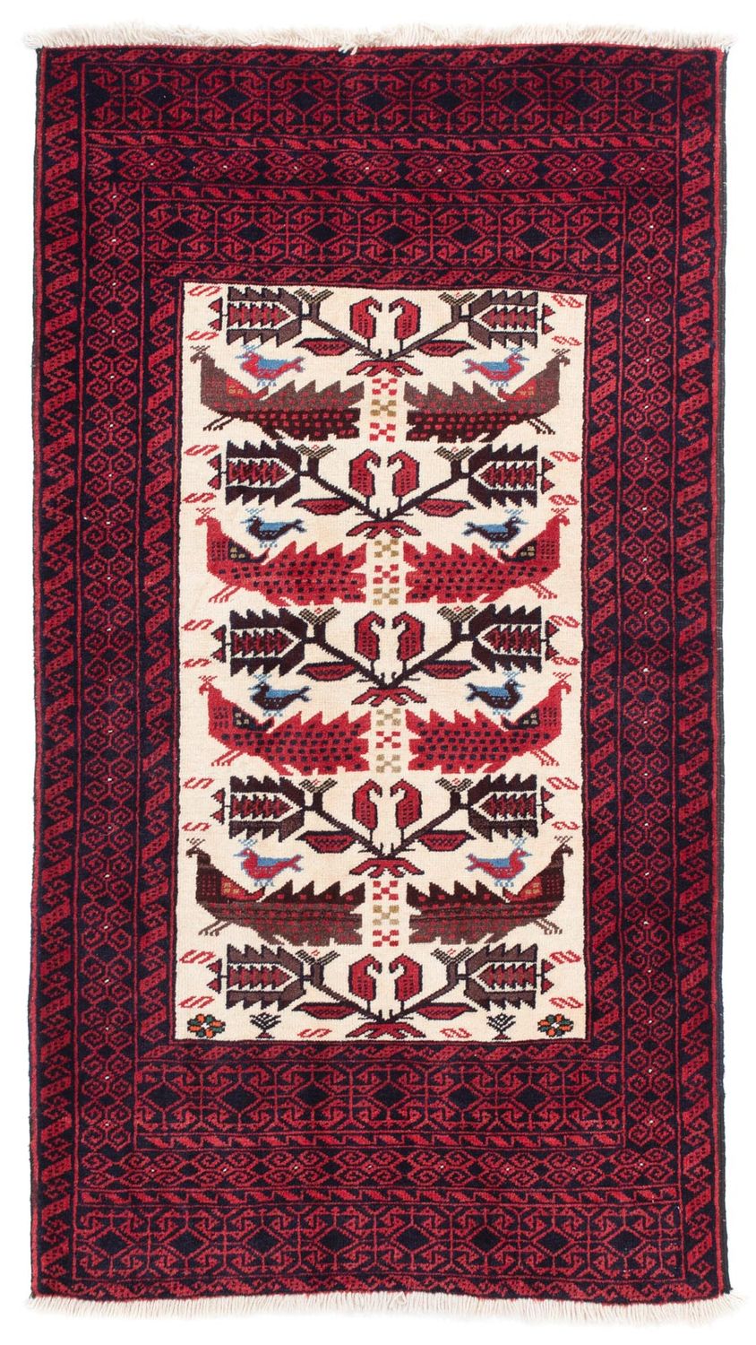 Baluch-tæppe - 167 x 92 cm - beige