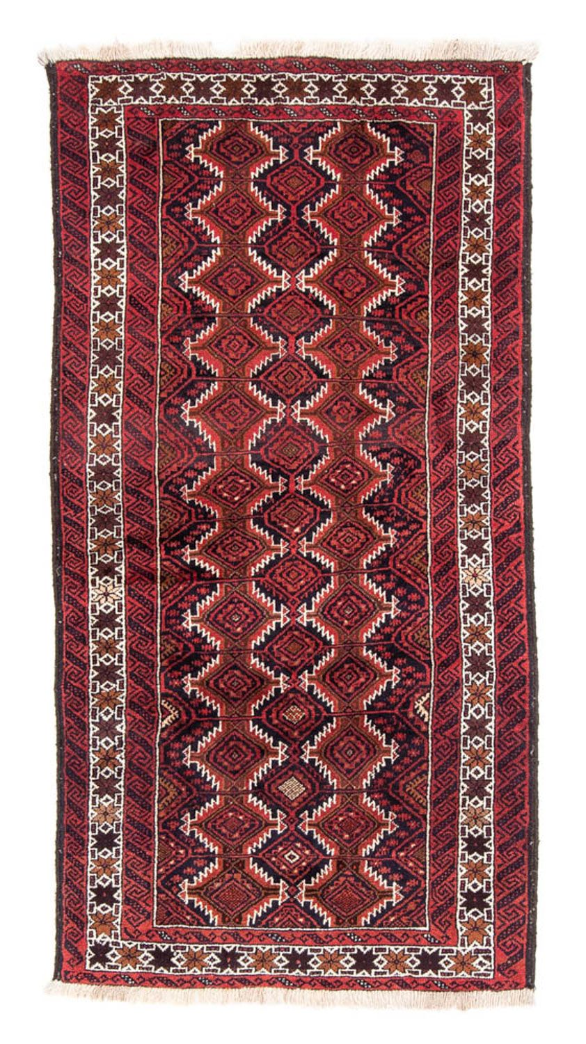 Løber Baluch-tæppe - 189 x 97 cm - rød