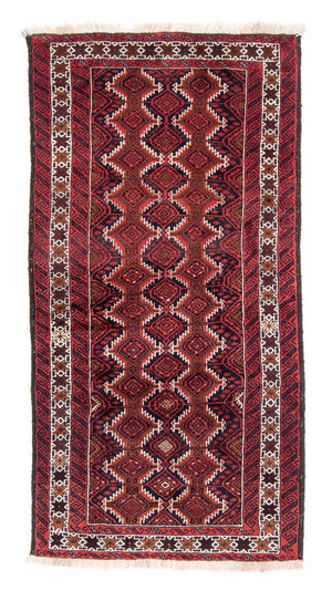 Løber Baluch-tæppe - 189 x 97 cm - rød