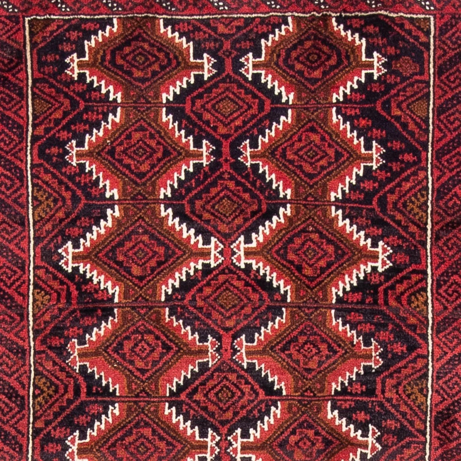 Løber Baluch-tæppe - 189 x 97 cm - rød