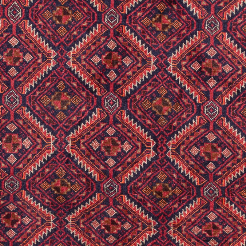 Løber Baluch-tæppe - 174 x 99 cm - mørkerød