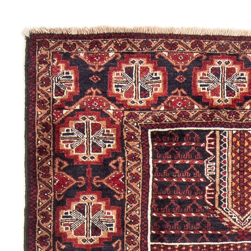 Løber Baluch-tæppe - 201 x 111 cm - flerfarvet