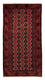 Løber Baluch-tæppe - 219 x 110 cm - mørkerød