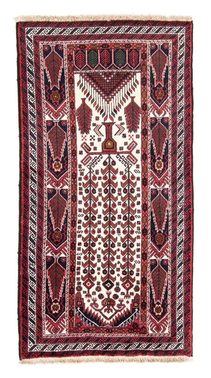 Løber Baluch-tæppe - 191 x 101 cm - rød