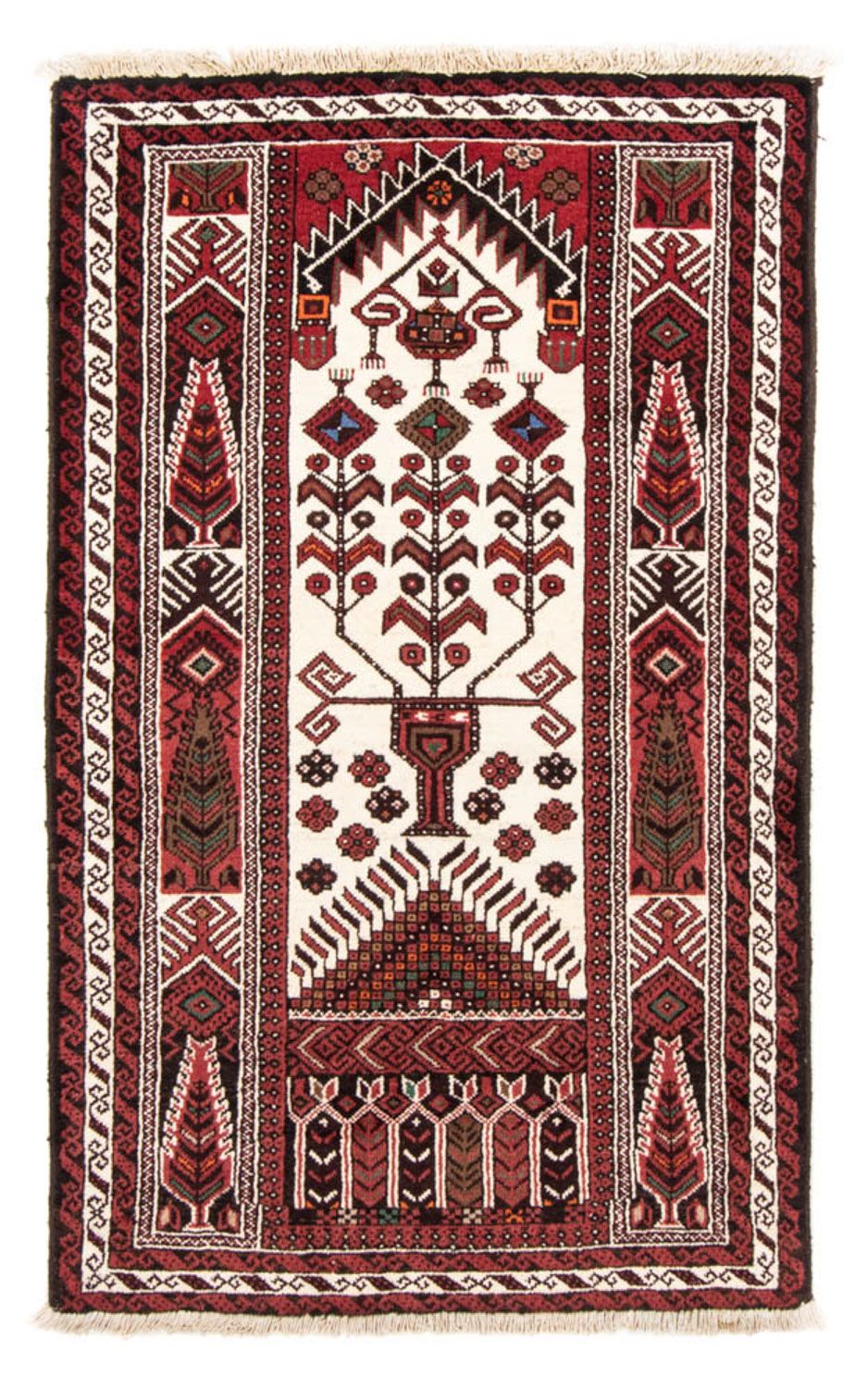 Løber Baluch-tæppe - 175 x 97 cm - beige