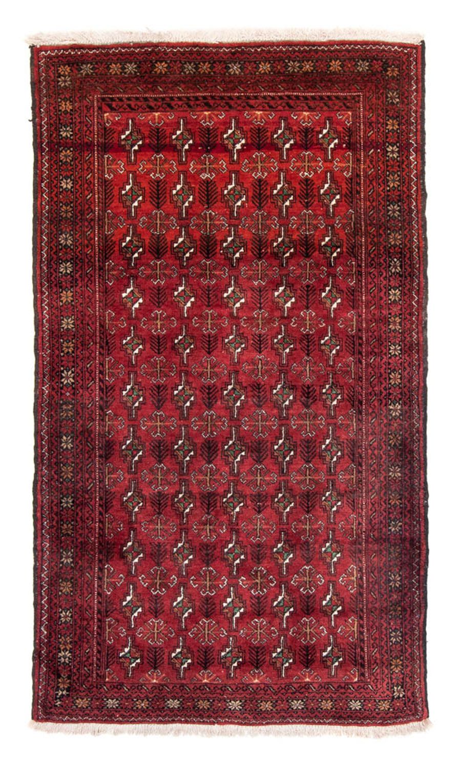 Løber Baluch-tæppe - 187 x 105 cm - rød