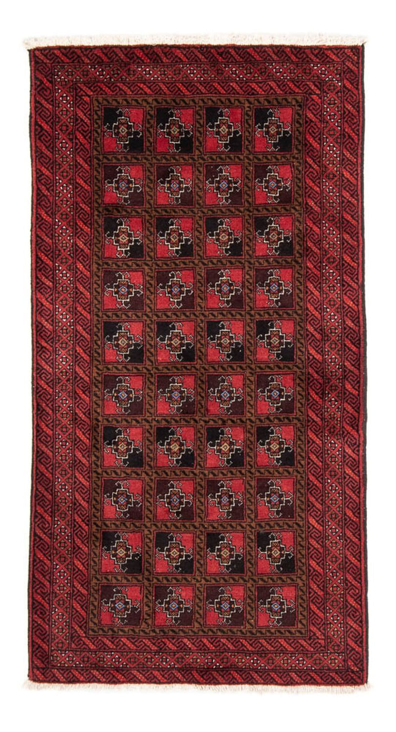 Løber Baluch-tæppe - 197 x 104 cm - rød