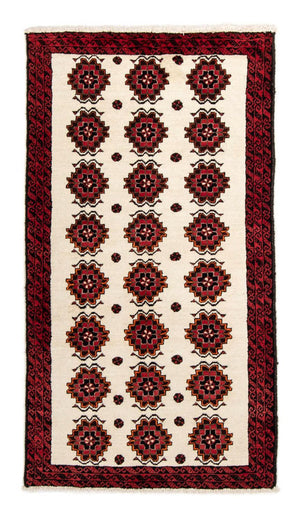 Løber Baluch-tæppe - 185 x 99 cm - beige