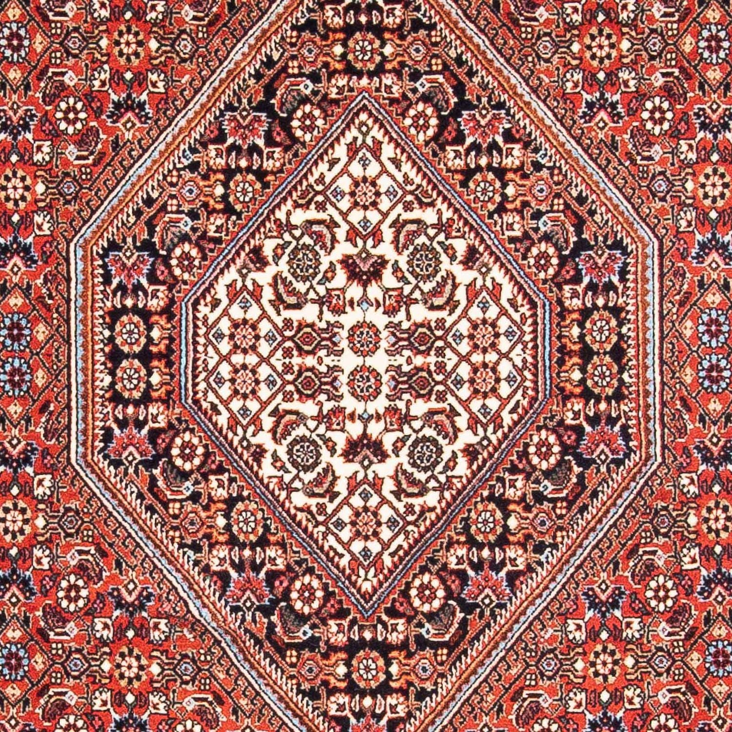 Persisk tæppe - Bijar - 186 x 109 cm - rød