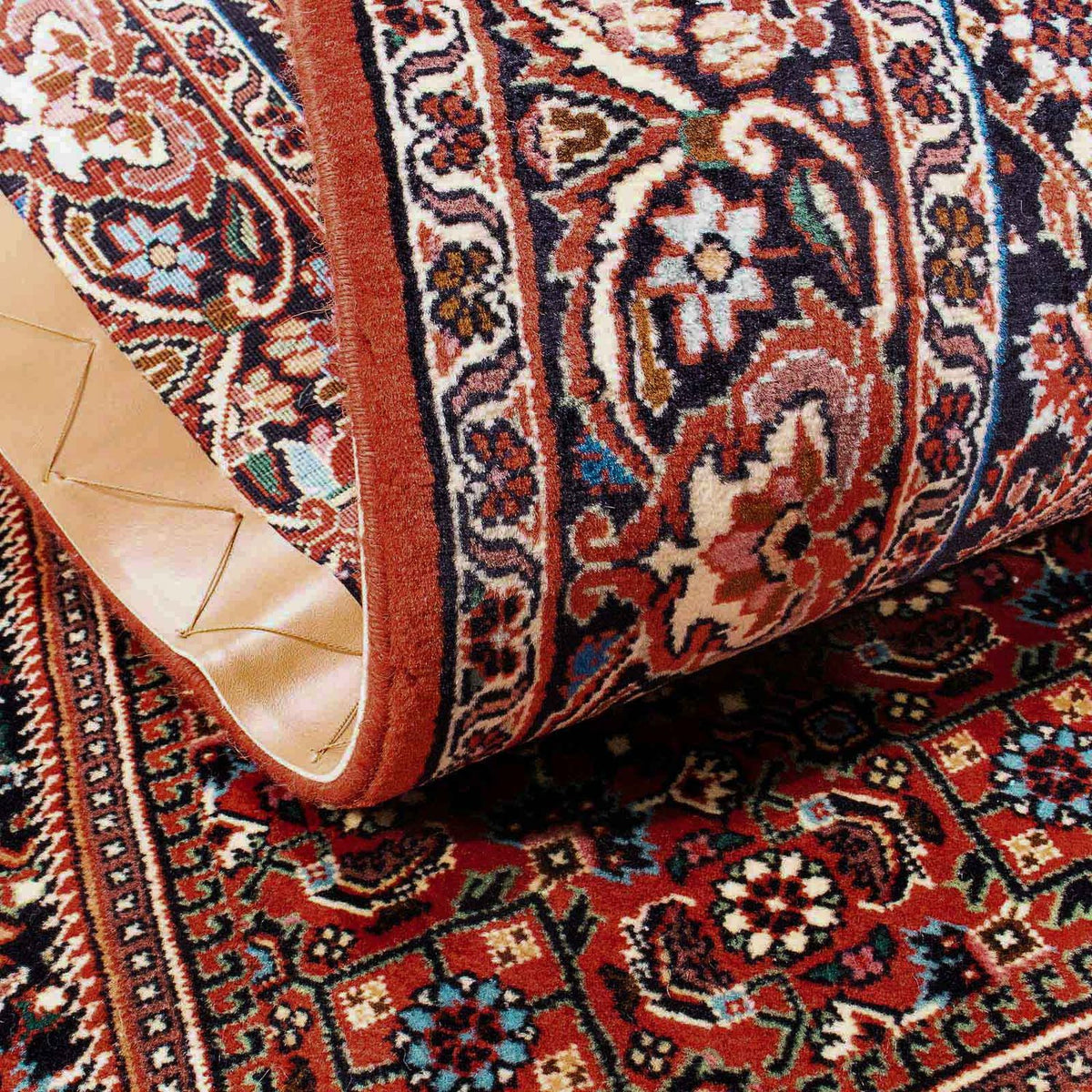 Persisk tæppe - Bijar - 186 x 109 cm - rød